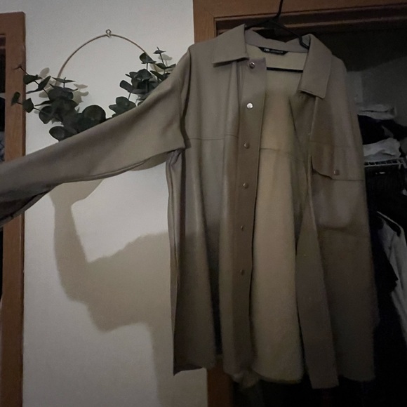 Zara Leather Jacket - Picture 1 of 4